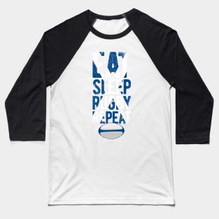 Eat sleep rugby repeat Scotland rugby Baseball T-Shirt